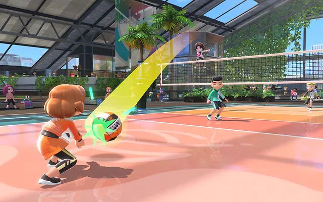 Spil volleyball på Nintendo Switch Sports